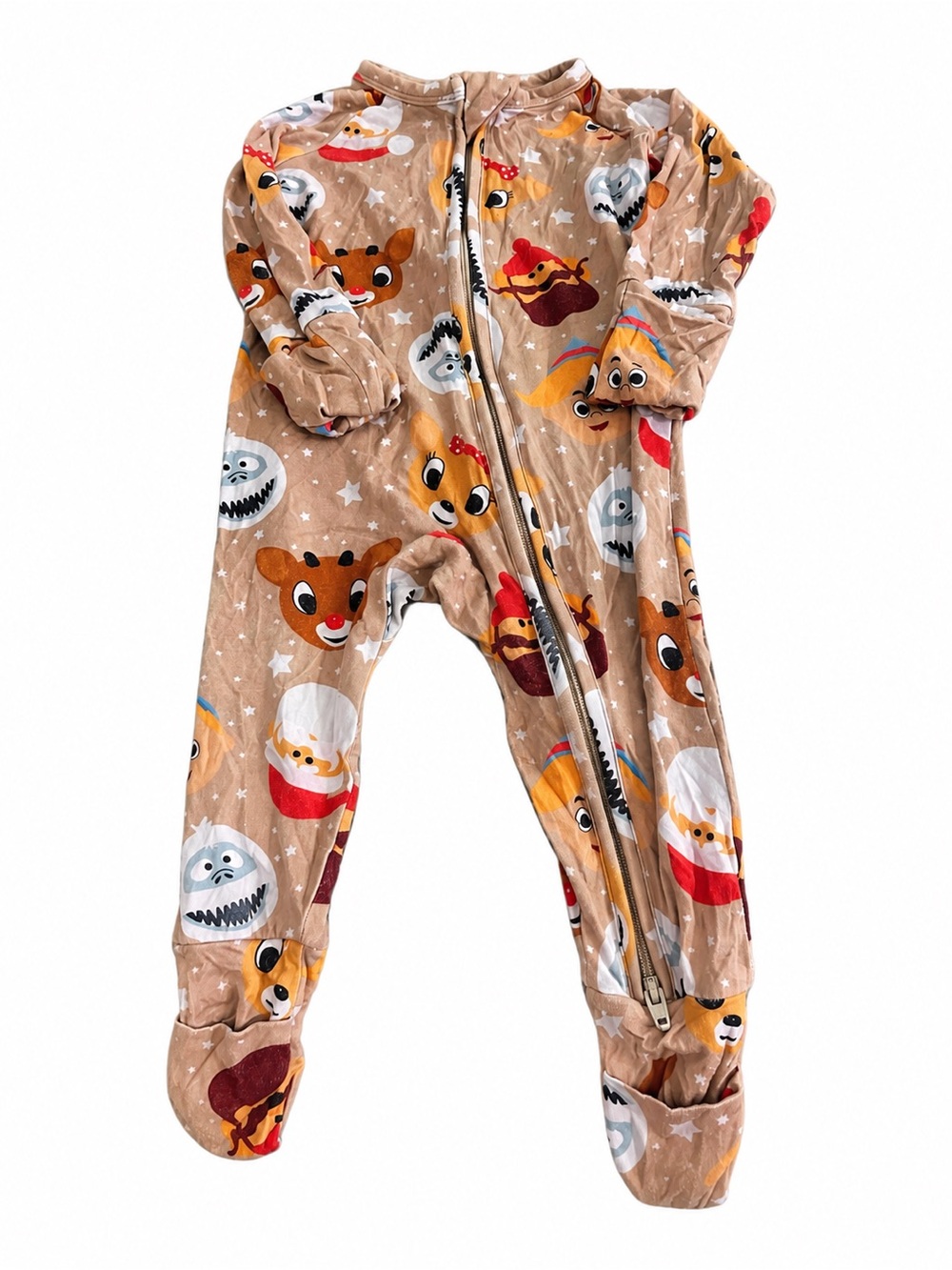 Velveteen by Bunny Knots Christmas Zip Sleeper — 3–6M